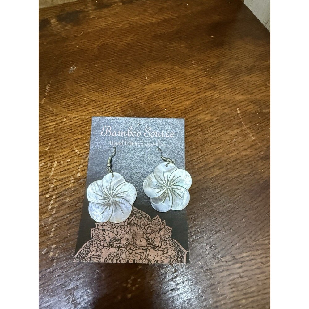 Bamboo Source Earrings. Island Inspired Jewelry